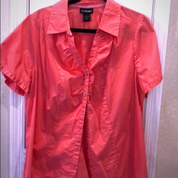 Lane Bryant Tops - Lane Bryant Shirt size 20 Coral
